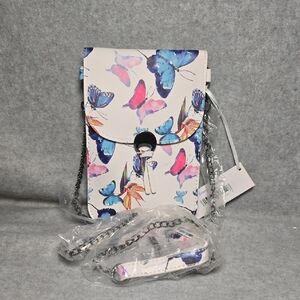 Save the Girls Butterfly Crossbody Bag NWT